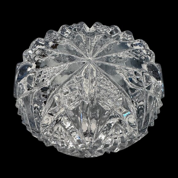 Clear Glass Trinket Dish or Small Candy Bowl Round Dome with Lid - Picture 3 of 4